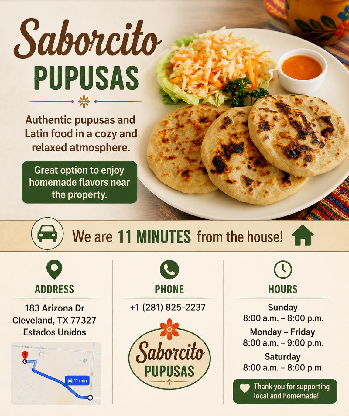 Saborcito Pupusas